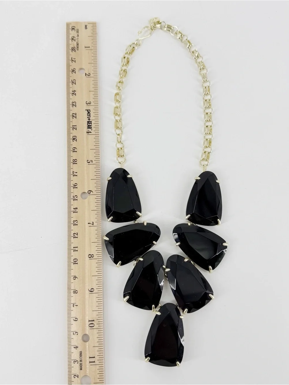Kendra Scott Harlow Black Onyx Statement Necklace